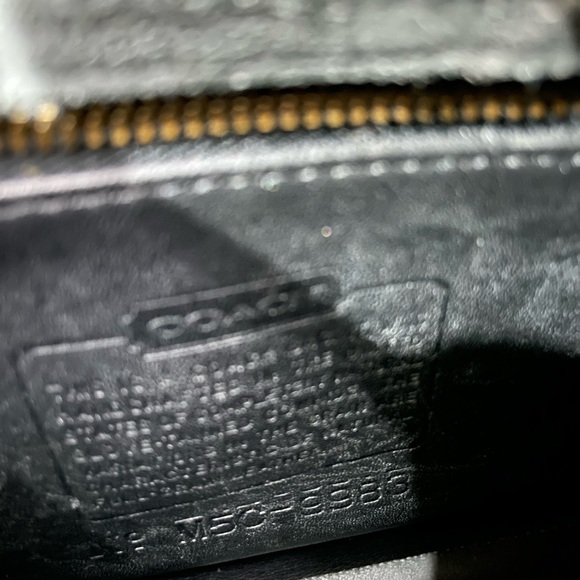 Vintage Coach Regina Satchel Black with Gold Hardware - Picture 10 of 12